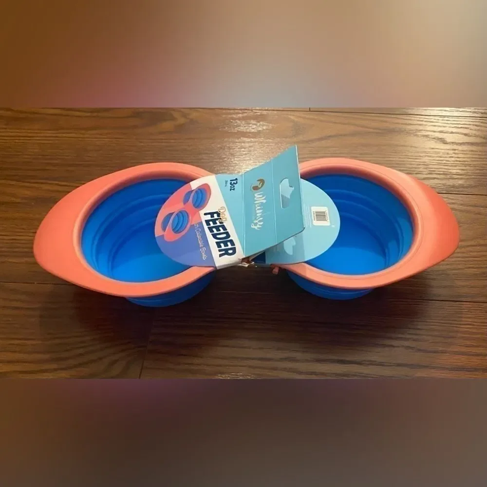 Pet Travel Water & Feeder Bowls Detachable